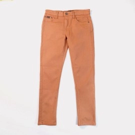 Straight Fit Boys Brown Jeans