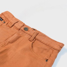 Straight Fit Boys Brown Jeans