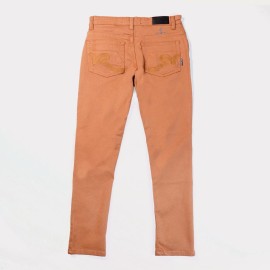 Straight Fit Boys Brown Jeans