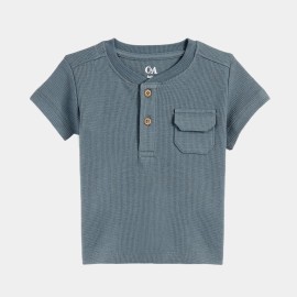 Front-Pocket-Infants|Boys-Dark-Gray-T-Shirts