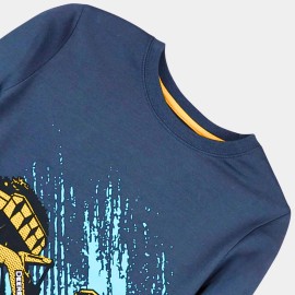 Tractor_Shovel_Boys_Dark_Gray_T-Shirts