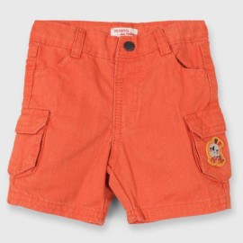 4-Pockets-Infants-Orange-Shorts 