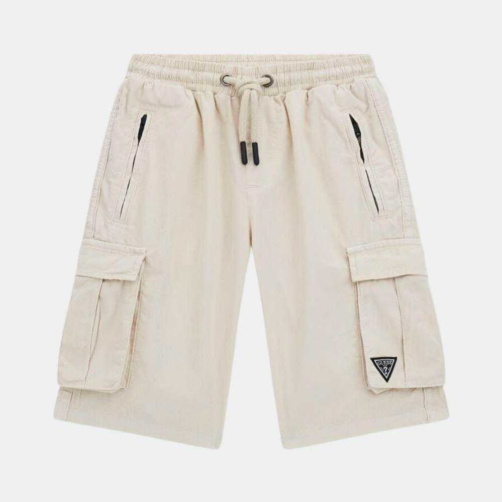 Cargo_Boys_Off_White_Shorts
