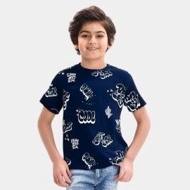 Tack it Easy Boy Navy blue T-Shirts