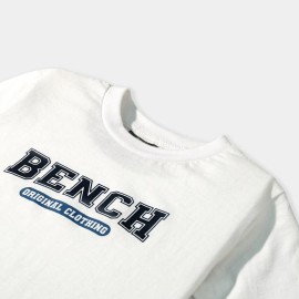 BENCH Boys White T-Shirts