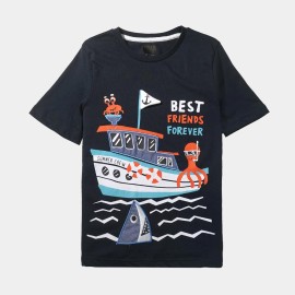 Best Boys Navy Blue T-Shirts