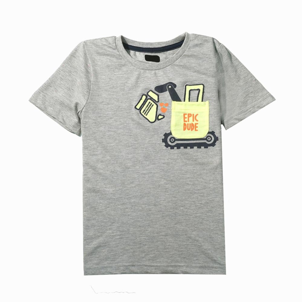 Epic Dude Boys Gray T-Shirts Epic Dude Boys Gray T-Shirts