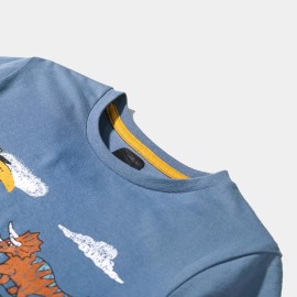 Dino Squad Boys Light Blue T-Shirts