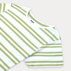 Cool Boys Gray Black Lining T-Shirts