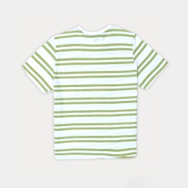 Cool Boys Gray Black Lining T-Shirts