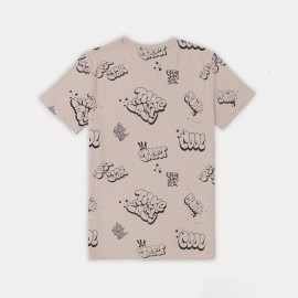 Take it Easy Boys Light Brown T-Shirts