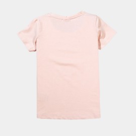 Best Friends Girls Pink T-Shirts