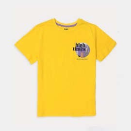 High Times Boys Yellow T-Shirts