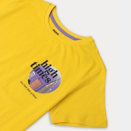High Times Boys Yellow T-Shirts