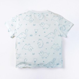 Dinos Infant White T-Shirts