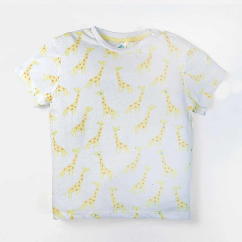 Little Zarafa Infants White T-Shirts