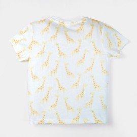 Little Zarafa Infants White T-Shirts