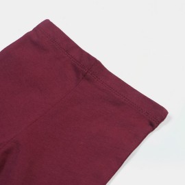 Infants-Girls-Maroon-Leggings-New-Look