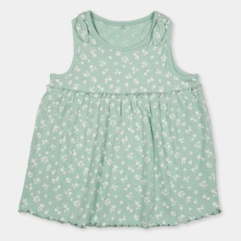 Infants-Girls-Green-Frock-and-Dresses