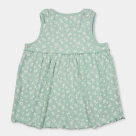 Infants-Girls-Green-Frock-and-Dresses