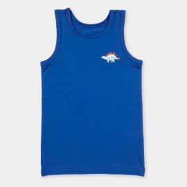 Dino-infants-Boys-Blue-Tank-Top