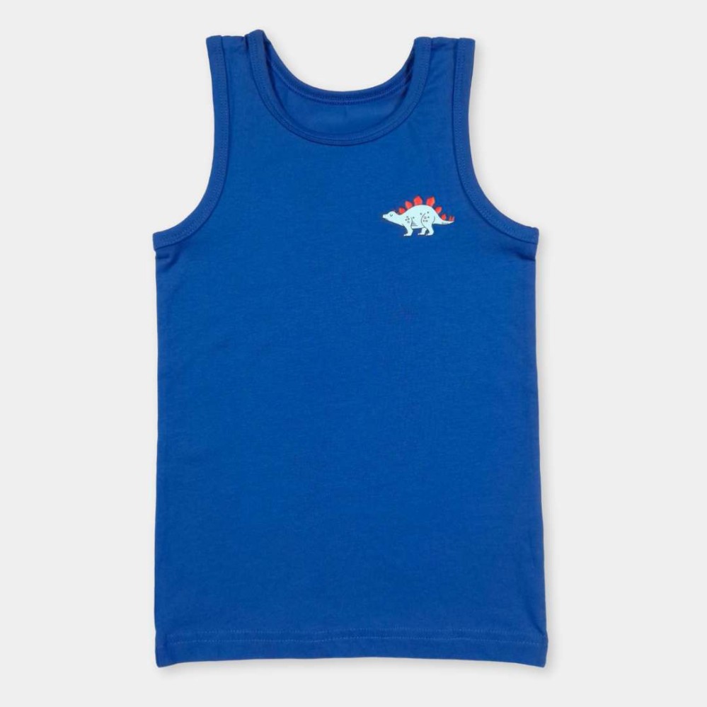 Dino-infants-Boys-Blue-Tank-Top Dino-infants-Boys-Blue-Tank-Top