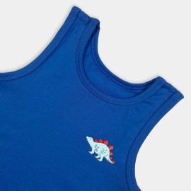 Dino-infants-Boys-Blue-Tank-Top