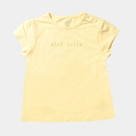 Mini Jolie Infants Light Yellow T-Shirts