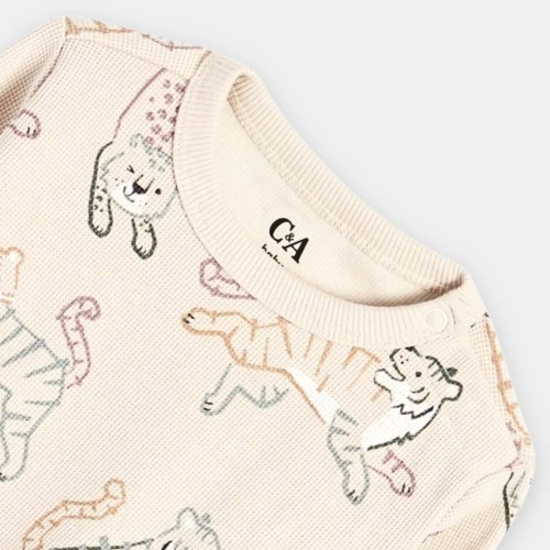 Tiger_Infants_Girls_Off_White_Sweet_Shirts