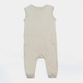 Infants-Boys-Brown-Rompers-Bunnys