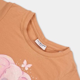 Elephant-Infants-Girls-Brown-T-Shirts
