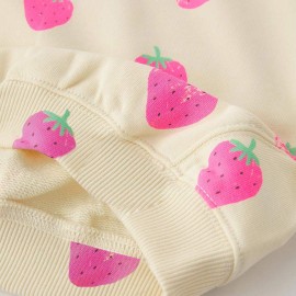 Strawberries_Girls_Off_White_Sweetshirts