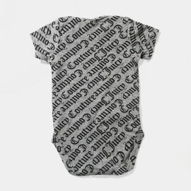 Infants-Gray-Black-Rompers