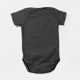 Infants-Black-White-Lining-Rompers