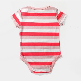 Infants-Red-Pink-Lining-Rompers