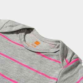 Infants-Gray-Purple-Lining-Rompers