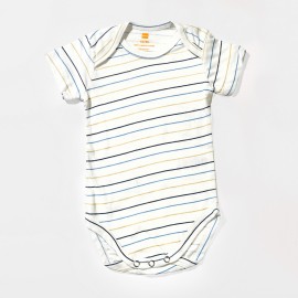 Infants-White-Multi-Lining-Rompers