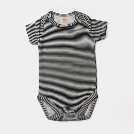 Infants-White-Black-Lining-Rompers