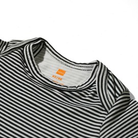 Infants-White-Black-Lining-Rompers