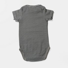Infants-White-Black-Lining-Rompers
