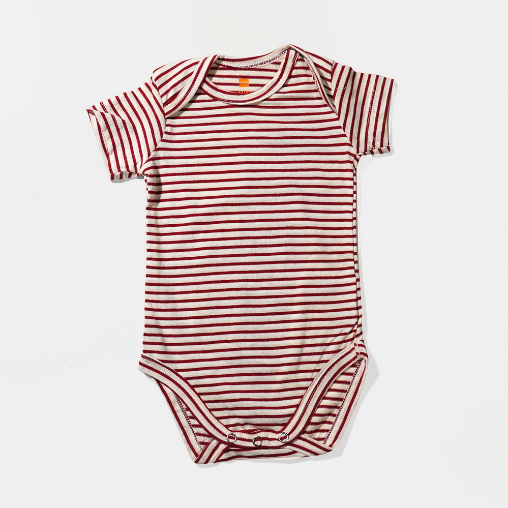 Infants-White-Red-Lining-Rompers