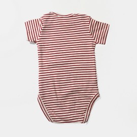 Infants-White-Red-Lining-Rompers