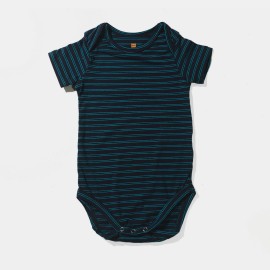 Infants-Green-Black-Lining-Rompers