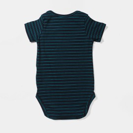 Infants-Green-Black-Lining-Rompers