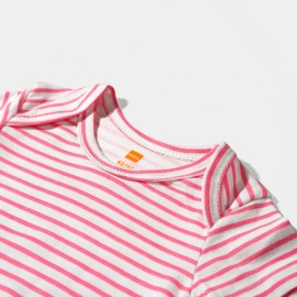 Infants-White-Pink-Lining-Rompers