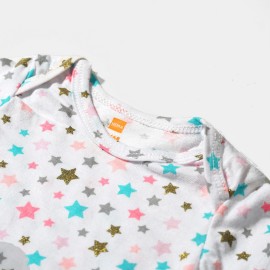 Infants-Multi-Star-White-Rompers