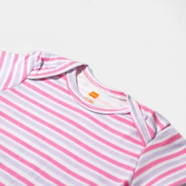 Infants-Pink-Gray-Lining-Rompers