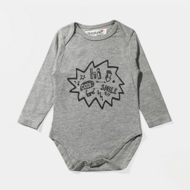 Hi-Cool-Infants-Gray-Rompers