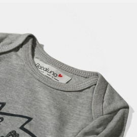 Hi-Cool-Infants-Gray-Rompers