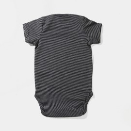 Infants-Black-Gray-Lining-Rompers